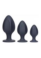 Analinių kaiščių rinkinys ,,Triple Juicers Silicone Anal Trainer Set''