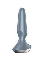 Išmanus vibruojantis analinis kaištis ,,Plug-ilicious 2 - Ice Blue''
