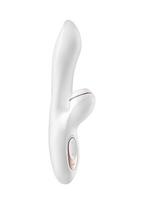 Dvigubas vibratorius "Pro + G-Spot" – Baltas