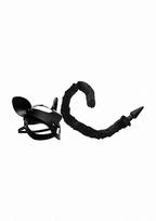 Kaukės ir analinio kaiščio rinkinys XR Brands "Cat Tail Anal Plug and Mask Set"