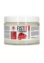 Braškių kvapo vandens pagrindo lubrikantas su mentoliu "Fist It Strawberry" - 500 ml