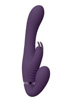 Novatoriškas Strap On vibratorius poroms "Suki" – Violetinis