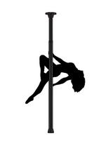 Šokio stulpas ,,Ouch! Dance Pole Black''