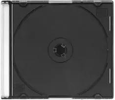 "Omega" CD dėžutė Slim PL, juoda (44843), CDVOME44843