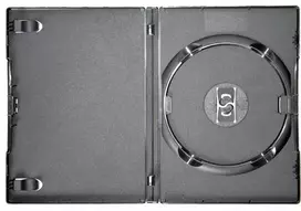 Platinet DA1BM, DVD dėklas, 1 diskas, juodas, CDVPSZ40388