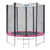 VOKIŠKAS BATUTAS JAMPINO 2,44M : Dydis - 244 cm, Spalva - Rožinė