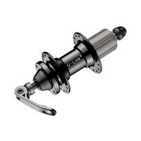 Galinė stebulė U-Link GL-B43R-QS 36H, užmaunamam žv. blokui, 6-varžt. 135 mm (juoda)