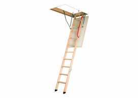 Laiptai Fakro LWK KOMFORT, sulankstomi, mediniai, 3.05m (įv.dydžiai)