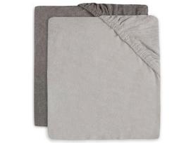 VYSTYMO LENTOS PAKLODĖS JOLLEIN 50X70CM TERRY Soft grey/Storm grey 2vnt