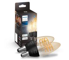 RINKINYS 2x LED Reguliuojama lemputė Philips Hue WHITE AMBIANCE E14/4,6W/230V