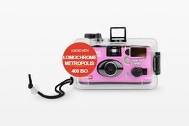 Lomography Simple Use Camera with Underwater Case - Purple