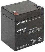 Battery 12V 5Ah VRLA ACUMAX EMU AM5-12T2 | 5902367801755