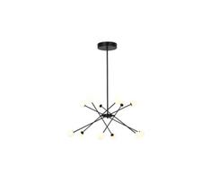 Klausen 149003 - LED Sietynas ant stulpo WHISTLE 12xLED/3W/230V juodas