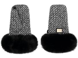 Bjallra of Sweden pirštinės vežimėliui Black Tweed
