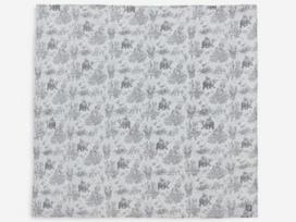 Jollein medvilnės merliukai 115x115 Blue Forest Animals