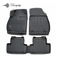 Guminiai 3D kilimėliai OPEL Zafira C Tourer 2011-2019 (Juodos spalvos)