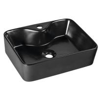 Juodas matinis pastatomas praustuvas Sapho Balena BH7013B