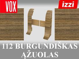 Grindjuostė termoplasto Vox, (112) burgundiškas ąžuolas | Užbaigimas SMART FLEX / IZZI, dešininis kairinis