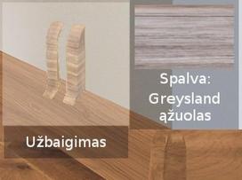 Grindjuostė termoplasto Vox, (88) greysland ąžuolas | Užbaigimas SMART FLEX / IZZI, dešininis kairinis