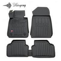 Guminiai 3D kilimėliai BMW 3 (E90) Sedan 2004–2013 (Juodos spalvos)