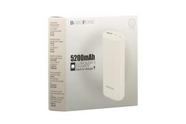 Borofone BT2 išorinė baterija balta 5200 mAh