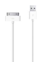 iPhone 4, 4s laidas 30-pin (1m) : Komplektacija - USB laidas (1m) + pakrovėjas