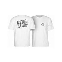 Marškinėliai / Bones Wheels Heritage Boneless T-Shirt White : Dydis - L