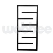 Rankšluosčių džiovintuvas WOBBEE WELLY BLACK 50x110cm juodas matinis