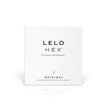 Išskirtiniai prezervatyvai "LELO HEX Original" - 3 vnt.