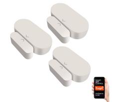 Immax NEO 07518C - RINKINYS 3x Magnetinis jutiklis durims ir langams 1xCR2032 Tuya