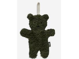 Jollein kramtuko ar čiulptuko laikiklis Teddy Bear Leaf Green