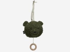 Jollein muzikinis kabinamas žaislas Teddy Bear Leaf Green