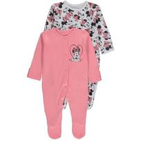 Disney Minnie Mouse mergaitiški šliaužtinukai, 2 vnt.