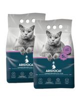 ARISTOCAT Bentonite Plus levandų bentonito kraikas 15 l (2 x 5 l)
