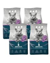 ARISTOCAT Bentonite Plus levandų bentonito kraikas 20 l (4 x 5 l)
