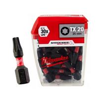 Milwaukee Accessories Smūginis sukimo antgalis MILWAUKEE TX30 25mm 25 vnt.