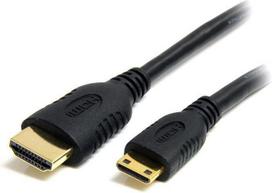 Kabelis StarTech HDMI Mini - HDMI 0.5m juoda (HDACMM50CM)