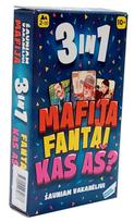 Stalo žaidimų rinkinys šauniam vakarėliui. Mafija + Fantai + Kas aš?