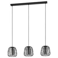 Pakabinamas šviestuvas EGLO FLORESTA, 3 x E27, max 3 x 40W, juodos sp., 89 x 19 x 110 cm