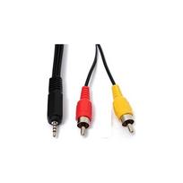 Audio kabelis stereo 2.5 mm Jack - 2x RCA