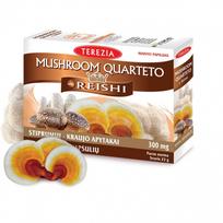 TEREZIA GRYBŲ KVARTETAS SU REISHI 60 KAPSULIŲ