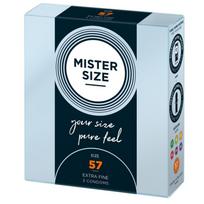 Prezervatyvai Mister Size 57 (3 vnt.)