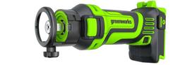 Pjūklas gipsokartono plokštėms pjauti Greenworks G24SS; 24 V (be akumuliatoriaus ir pakrovėjo)