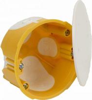 Universal mounting box with cover V 68 z/a Ø73x45 with membranes, sound insulation KUL 68-45/LD2_NA | 8595568930644