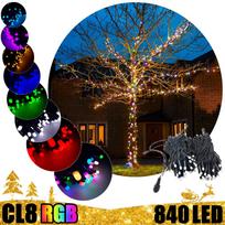 840 LED profesionali lauko girlianda PRO PLIUS RGB CL8 IP67