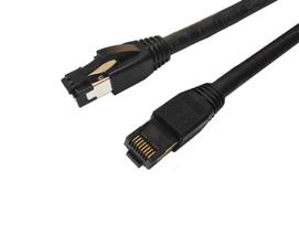 MicroConnect CAT8.1 S/FTP 0,50m Black LSZH  Shielded Network Cable, AWG