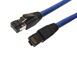 MicroConnect CAT8.1 S/FTP 3m Blue LSZH  Shielded Network Cable, AWG