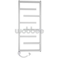 Elektrinis rankšluosčių džiovintuvas WOBBEE WELLY WHITE 50x110cm, kairinis