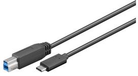 MicroConnect USB-C to USB 3.2 Gen 1 B  Cable, 1,8m