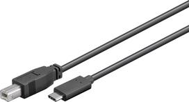 MicroConnect USB-C to USB 2.0 B Cable, 3m